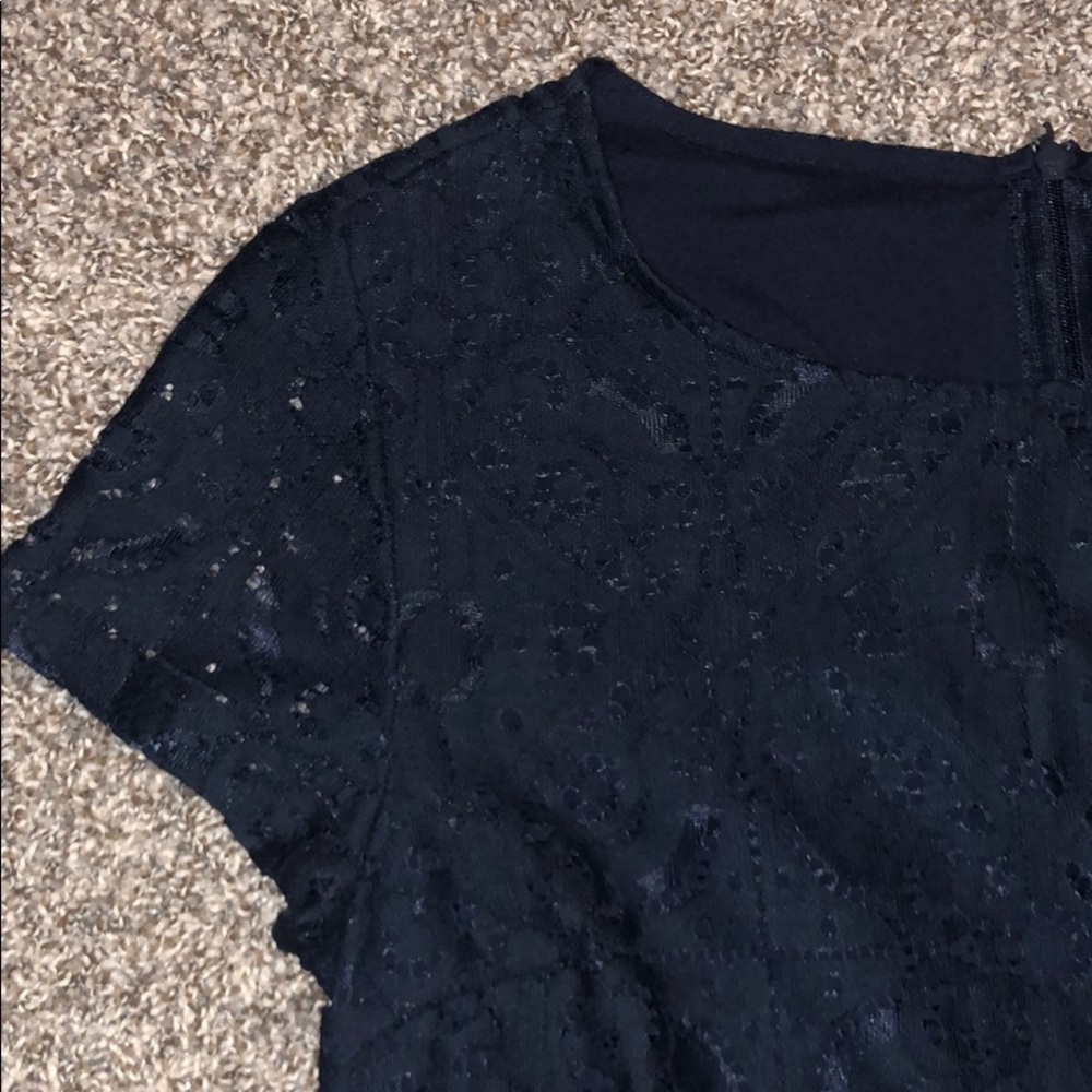 Eyelet navy NWT banana republic factory dress
